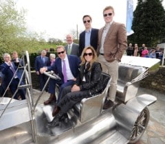 Bill Ford and family visit homestead